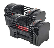 POWERBLOCK EXP Adjustable Dumbbells Black/Red