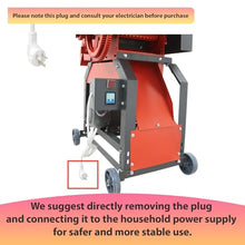 THUXEON 6-Blade Grass Cutting and Silk Kneading Machine, 220V Hay Cutter Kneader Grinder with Conveyor, Automatic Feed, 2.2KW Crushing Corn Peanuts Straw Wheat, 500-1000kg/h