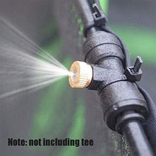 "MMBBOD 500Pcs Misting Nozzles Kit for Cooling System, Brass Mister Nozzles, Garden Water Mister, Fog Nozzles for Patio Outdoor Misting System (Size : 0.1mm)"