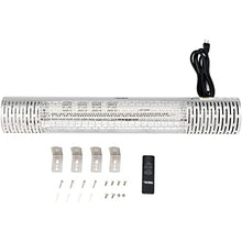 Global Industrial Infrared Patio Heater with Remote Control, Free Standing, 1500W, 30-3/4"L