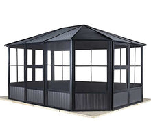 Sojag Outdoor 12' x 15' Charleston Solarium Outdoor Sunroom with Mosquito Nets