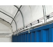 Mytee Products 20' x 40' Shipping Container Canopy Shelter White