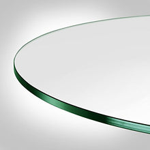 Dulles Glass 43 inch Round Glass Table Top - Tempered - 1/4" Thick Glass Surface, Safe Flat Polished, Multipurpose for Dining Table, Patio, Coffee and End Table