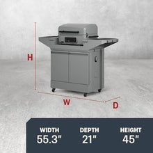 TYTUS Rolling Outdoor Kitchen Island Cart, Electric Griddle & Cover