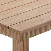 TOV Furniture Cassie Natural 108 Inch Rectangular Outdoor Dining Table