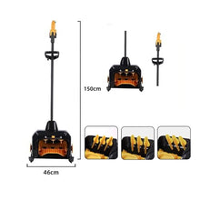 dosiwlatever 16'' Electric Snow Blower, Battery Powered Snow Shovel, Depth 6'', 33ft Throw Distance, LED Screen Power Display, Portable Hand-Push Snow Thrower