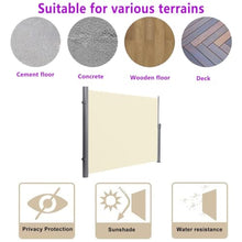 Outdoor Side Pull Shade,Side Pull Sunshade,Dark Grey