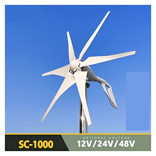 LIAMOS Wind Turbine Generator, Wind Generator Portable 600W Alternative Energy Windmills Alternateur 12V 24V 48V Wind Turbine MPPT Controller Wind System Wind Generator(without Controller,48V)