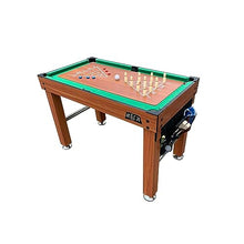 KICK Defender 48" 10-in-1 Multi-Game Table (Brown) by KICK