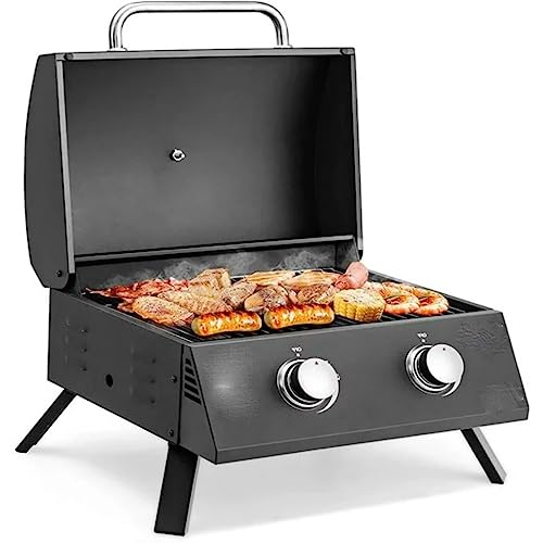 Patio Camping Travel Grill BTU Portable Propane Gas BBQ Grills Family Outdoor
