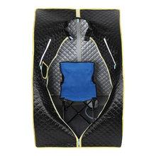 DKDZZXHUS Fast Heating Home Sauna 1000W 2.0L with Folding Chair for Insomnia Relief Stainless Steel Stand Easy Fold Rose