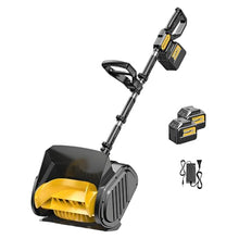 Handheld Electric Snow Shovel with Battery and Charger, Efficient Snow Removal, Retractable Snow Thrower for Driveway Winter Snow Removal(Two Batteries)