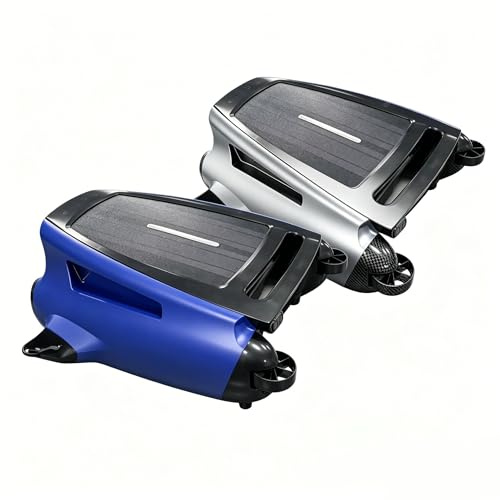 Ostreemaner Wireless Pool Cleaner, Solar Pool Cleaner,Obstacle Avoidance Cleaner for Residential and Above-Ground Pools, Enjoy Wireless and Convenient Cleaning Silver
