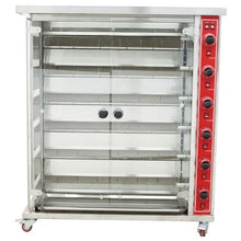 HayWHNKN Commercial Chicken Rotisserie Machine LGP GAS Turkey Rotisserie Oven Rotisserie Chicken Oven 6 Grills Chicken Roaster Stainless Steel 110V 300W 122-572℉