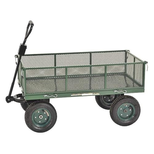 Sandusky Lee CW4824 Muscle Carts Steel Utility Garden Wagon, 1000 lb. Load Capacity, 21-3/4" Height x 48" Length x 24" Width