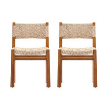 Christopher Knight Home 3-Piece Outdoor Bistro Set, Acacia Wood Dining Set with Teak Finish Round Table 27.5" & 2 Light Grey Wicker Chairs, Patio Furniture Set for Garden Backyard Porch