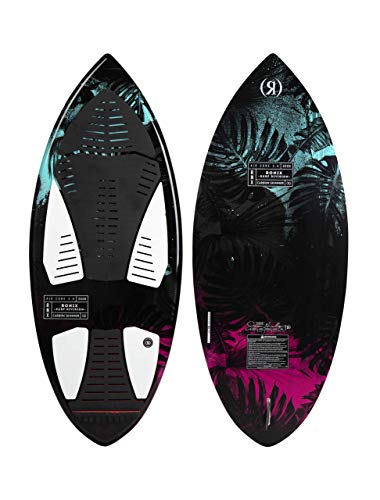 Ronix Women's Carbon Air Core 3 Skimmer Wakesurf Board Black/Mint/Cora