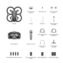 DJI Avata Fly Smart Combo FPV Drone with Goggles V2 4K Video Black