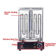 360° Rotating Vertical Broiler Barbecue Oven Smokeless Turkey Doner Kebab Machine 3000W Electric Gas Kebab Grill, Silver