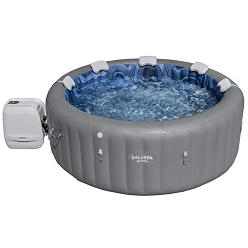 Bestway SaluSpa Santorini HydroJet 5 to 7 Inflatable Hot Tub Gray