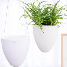 BBYYDS Hanging Planters Flower Pot Basket Imitation Rattan Weaving Garden Office Hydroponic Plants Convenient