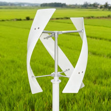 ShaiVrissian Magnetic Levitation Wind Turbine Inverter,Vertical Axis Wind Turbine Generator,with 3 Blade,Automatic Windward Adjustment,for Solar Wind Power Manufacturer Equipment 100W24V