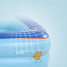 Rsmmpqa Foldable Swimming Pool Oversize Thickened Abrasion Resistant Inflatable Pool Safety and Environmental Protection Backyard Water Party