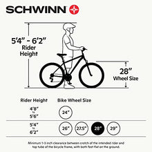 Schwinn Discover Hybrid Bike 21-Speed 28-Inch White