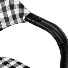 Furniture of America Tidez French Aluminum Patio Arm Chair in Black (Set of 4)