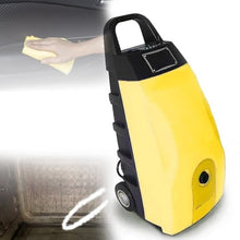 ZenHailure High Performance 2500w Jet Steam Washer,Compact Portable Build with Large 3.5l Reservoir,Fast 40s Warm-Up Time and Six Cleaning Attachments,Ideal for Driveways,Vehicles Yellow