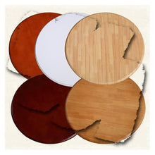 LLHBBSHYYDM Turntable Dining Table, Round Table Top, Table Top Turntable Round Serving Tray Swivel Plate(Dark Brown,120 cm (50in))