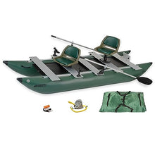 Sea Eagle 375fc FoldCat Inflatable Fishing Boat Deluxe Package Green