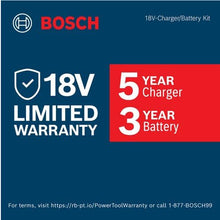 Bosch GXS18V-32N112 18V Starter Kit with (1) CORE18V® 12 Ah High Power Battery and (1) 18V 16 Amp Battery Turbo Charger