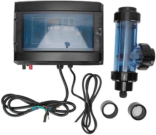 SciAza Salt Chlorinator, 10/15/30/50/50 G/H SPA Chlorine Generator Electrolyzer Swimming Pool Salt Chlorinator, Chlorine Electrolyzer for Swimming Pools, Salt Chlorine Machine,30g/h