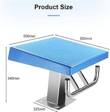 SciAza Heavy Duty Pool Diving Boards, Non-Slip Swimming Pool Diving Platform with Stainless Steel Base, Indoor Outdoor Competition Professional for Competition,B