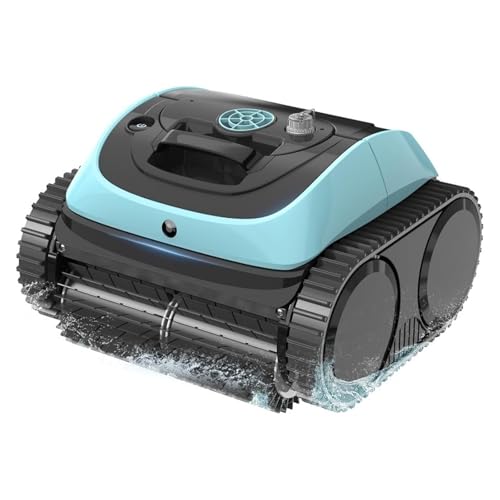 Pool Vacuum for Inground Pools, Cordless Robotic Cleaner, Wall and Waterline Cleaning, Intelligent Route Planning