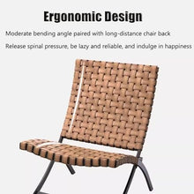 KPHYMOD 3 Piece Folding Chair Outdoor Bistro Sets with Wood Coffee Table Patio Conversation Furniture for Porch Balcony Lawn, Brown