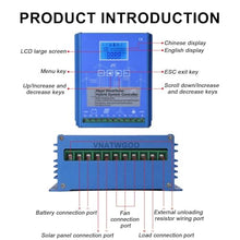 Heavy-Duty Performance 16000W MPPT Boost Solar Wind Controller - Real-Time LCD Monitoring & Auto-Protection for 12V/24V/48V Power Systems(24V)