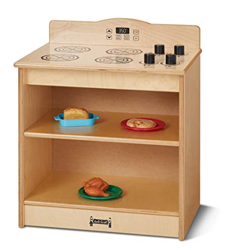 Jonti-Craft Toddler Kitchen Stove Beige Light Wood