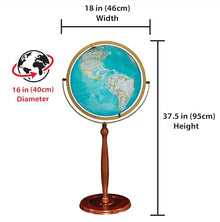 Replogle Chamberlin Illuminated Globe 16-Inch Blue