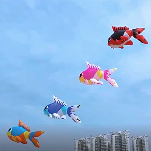 TiffyDance 5m Colorful Goldfish Kite Pendant Nylon Multicolor