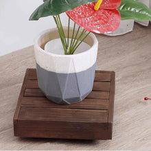 QUANGJN Pcs Plants Saucers Solid Wood Flower Pot Tray with Wheels Mobile Flower Pot Base Roller Tray Rack Fish Tank Rack Plant Pot Saucers,