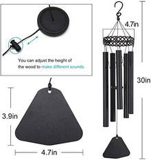 Outdoors Wind Chimes - Soothing Melodic Tones Aluminum Tubes Memorial Wind Chime Great as a Gift or for Your Own Patio Porch Garden and Backyard
