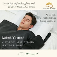 The Healtheory Refresh Infrared Sauna Blanket Black