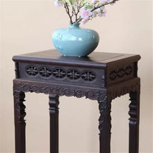 M3b6G8p1 bonsai pot stand Vintage Chinese Redwood Display Base
