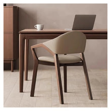 OUTIFUOSSR Nordic Minimalist Chairs, Solid Wood, Italian Casual Modern Chair Design, Furniture for Entry(Style3)
