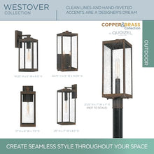 Quoizel Westover Modern Wall Sconce Industrial Bronze
