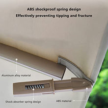 LOERSS Offset Hanging Umbrella,Double Top Deluxe Square Patio Umbrella,Heavy Duty Sun Umbrella,8.2FT Square Cantilever Patio Umbrella,Outdoor Cantilever Umbrella(3m/9.8ft,卡其色)