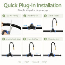 FENNIDICE Versatile Misting Irrigation Kit for Garden/Farm/Factory