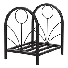 DJVHSRI Metal Firewood Rack with Arched Design, Heavy Duty Indoor & Outdoor Log Holder for Fireplace, Patio & Yard,